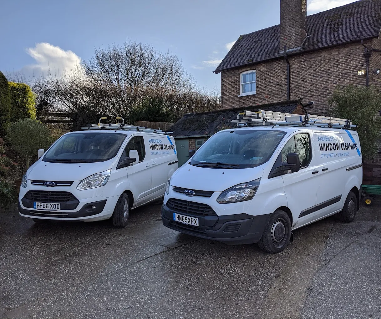 Professional window cleaning in Hampshire by Andrew Beach Window Cleaning